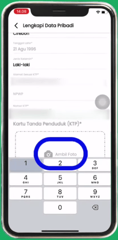 ambil foto ktp